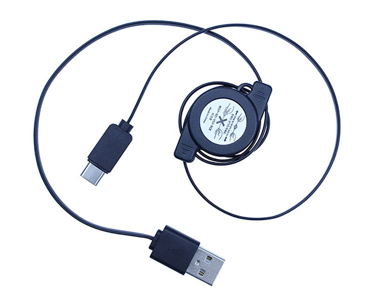 Retractable Type C cable 75CM